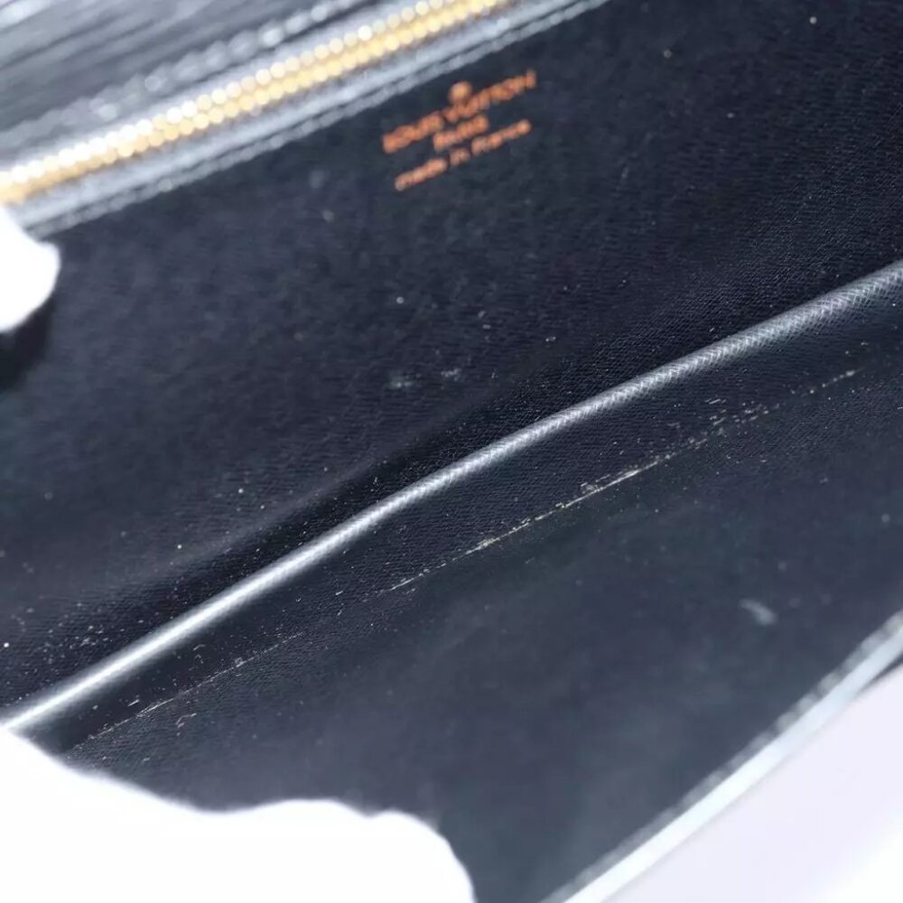 LOUIS VUITTON Epi Serie Dragonne Hand Bag Black M52612 LV Auth 67861 - Picture 11 of 16